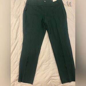 👖XL Anne Klein Slim Ankle Green Work Pants - New With Tags 👖